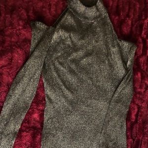 Cold shoulder midi dress